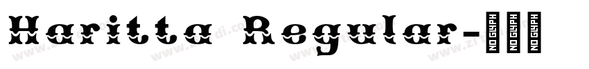 Haritta Regular字体转换 Haritta Regular字体转换